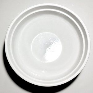 Large White Ceramic Serving Bowl
